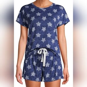 Secret Treasures 12-14 Blue Stars 2pc Sleepwear Set